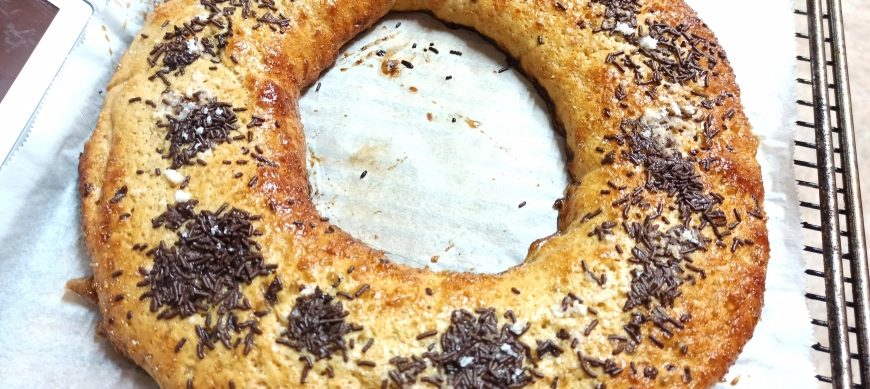 Tortell de reis sense gluten ni lactosa