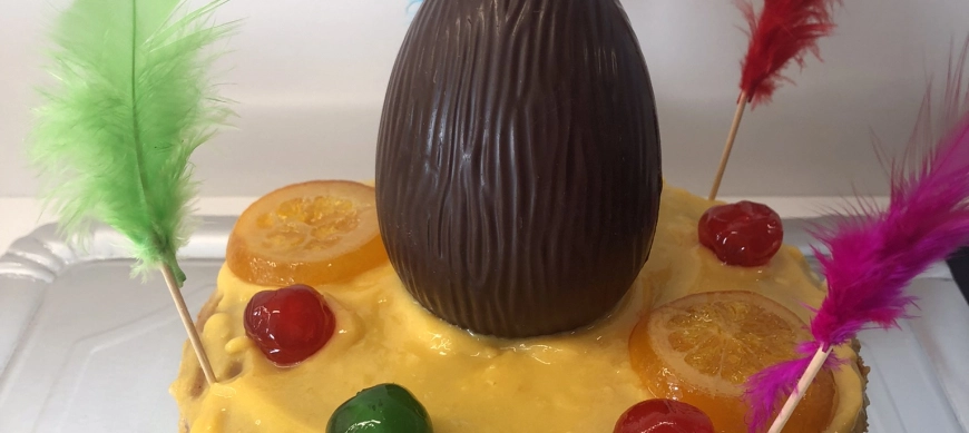 Cobertura d yema para tartas