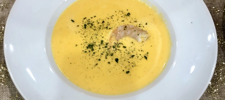 BISQUE DE LANGOSTINOS A LA VAINILLA