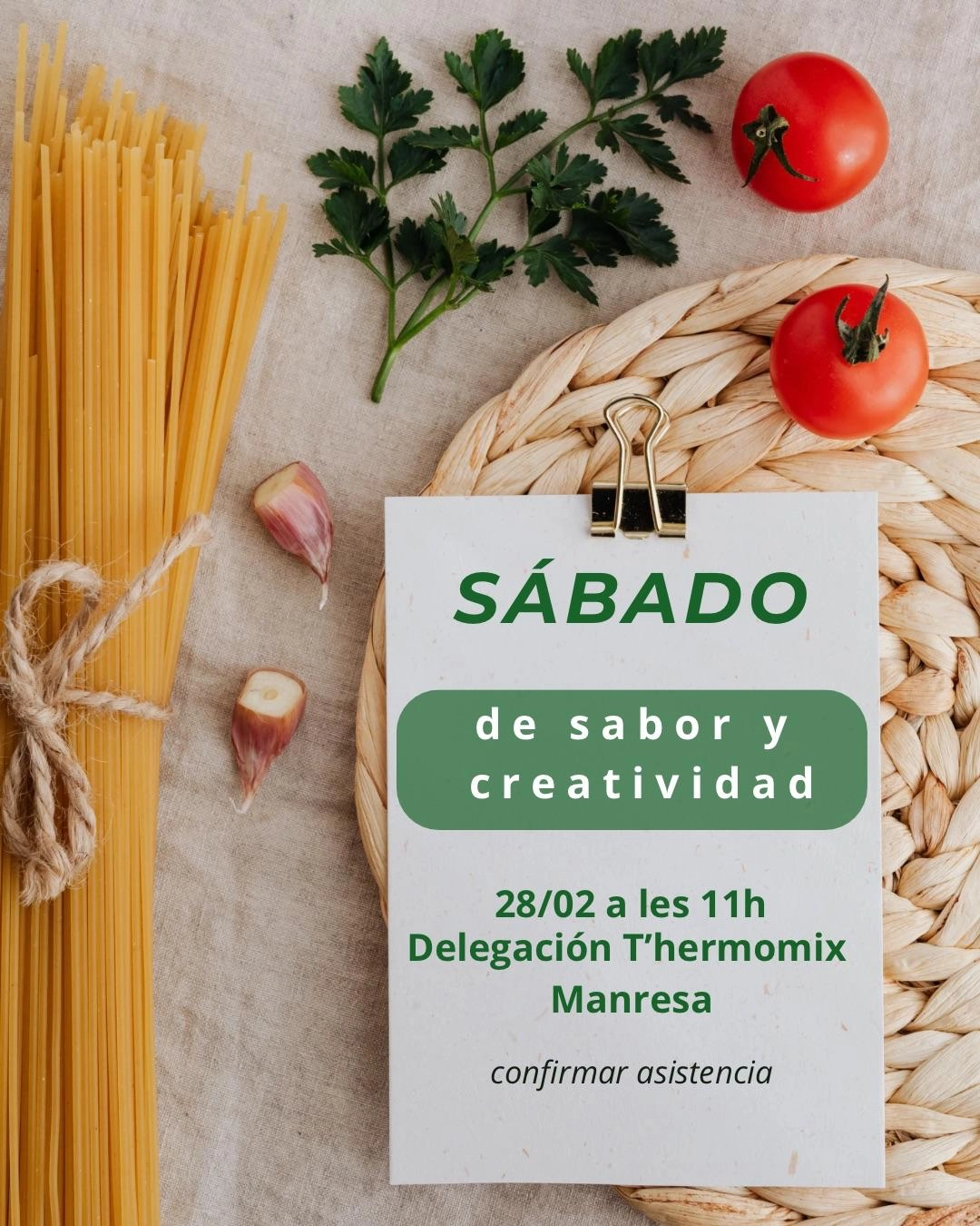 SÁBADO de SABOR Y CREATIVIDAD CON THERMOMIX