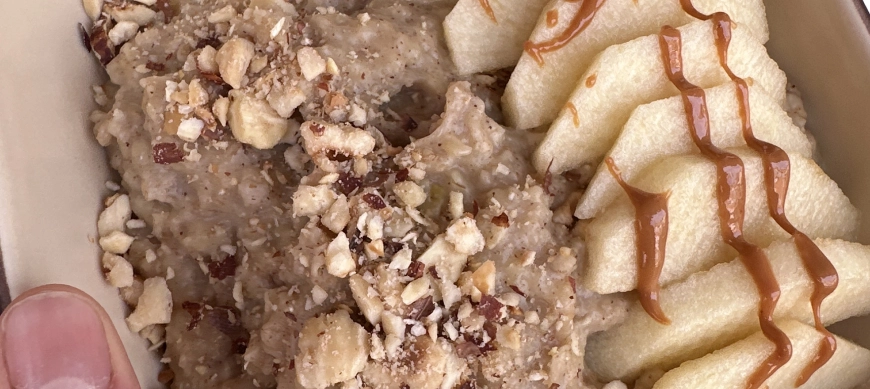 IDEAS PARA BEBÉS PORRIDGE DE AVENA Y MANZANA