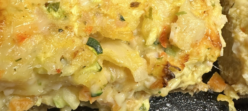 INCREÁBLE PASTEL DE VERDURAS