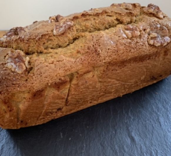 CAKE INTEGRAL DE ESPELTA CON NARANJA, CHOCOLATE Y NUECES