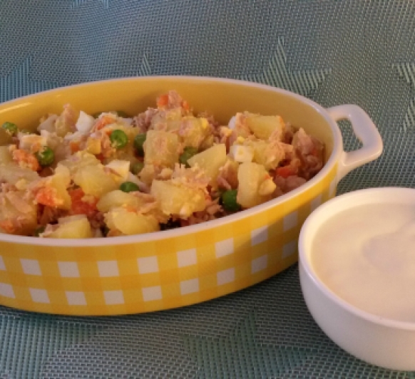 Ensaladilla con Lactonesa
