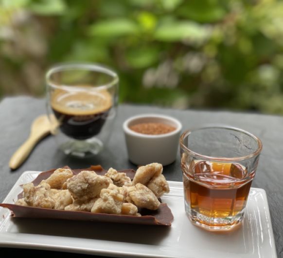 Nueces caramelizadas con bebida de avena - Thermomix®