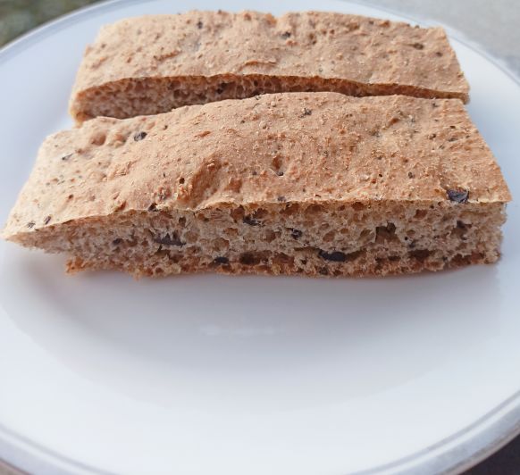 FOCACCIA INTEGRAL DE ACEITUNAS NEGRAS